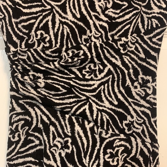 REBECCA Taylor Dress Size Small Sleeveless Zebra‎ Lily - Picture 8 of 8